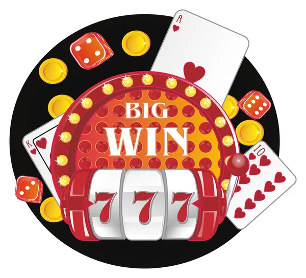 Big Win Casino Slot — Stock Photo, Image