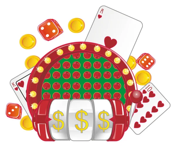 Dollar Und Casino Symbole — Stockfoto