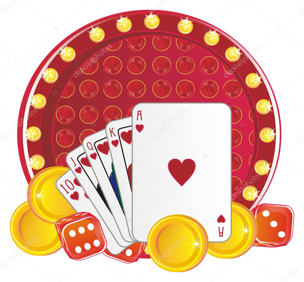 cards with many symbols of slot