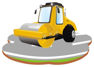 Tek yol silindiri ve toprak huzuru