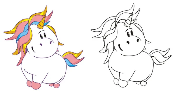 colored and coloring unicorns stand