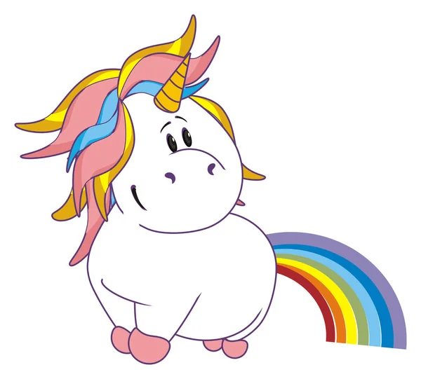 Unicorn Rainbow Tail — Stock Photo, Image