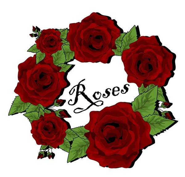 Vörös Rózsa Szórózsa Csokor — Stock Fotó