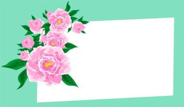 Pembe piyon dallı kart