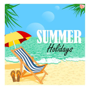 Yaz ve yaz tatillerinin sembolleri