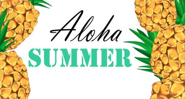 Ananas seti olan duvar kağıdı