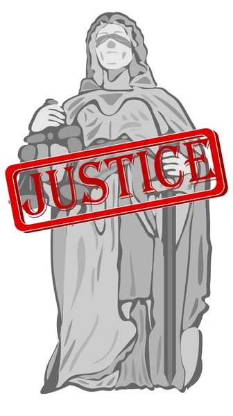 Posąg Themis Sprawiedliwości — Zdjęcie stockowe