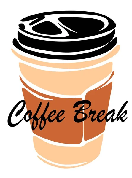 Paper Cup Coffee Coffee Break — Stock Photo, Image