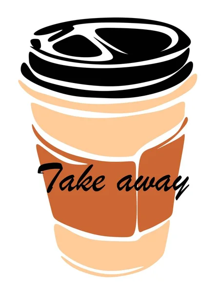 Paper Cup Coffee Take Away — Stock Photo, Image