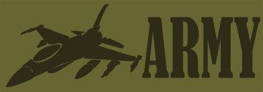 uçağın yeşil gölgesi ve kelime ordusu