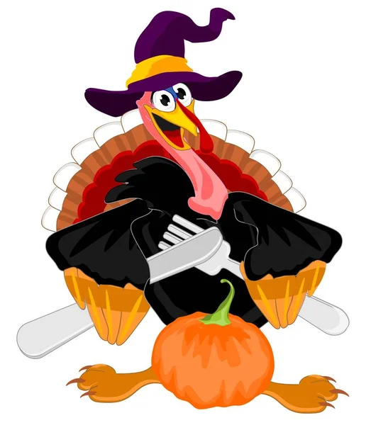 Happy Thanksgiving Day Funny Turkey — Stock Photo, Image