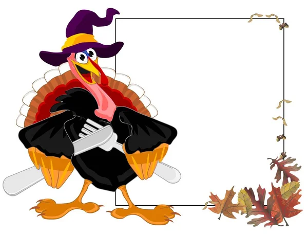 Happy Thanksgiving Day Funny Turkey — Stock Photo, Image