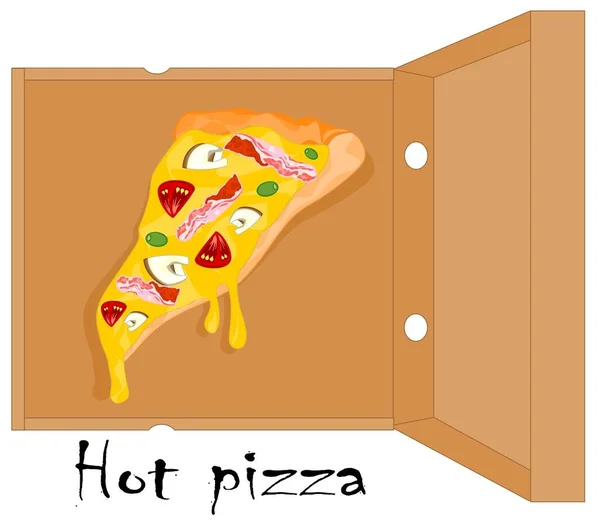 Pizza Pappschachtel — Stockfoto