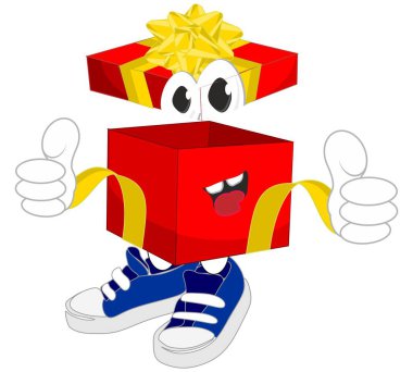 Mutlu hediye gösterisi jest sınıfı