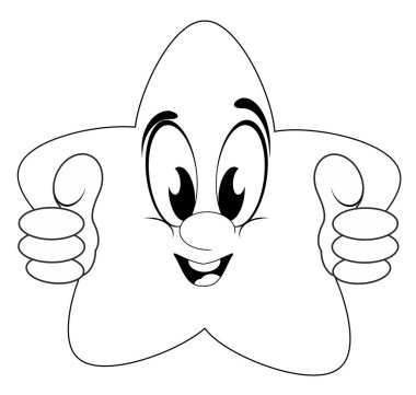 renkli gülümseyen yıldız jest sınıfı