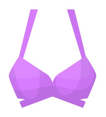 Beyaz arkaplanda izole edilmiş dişi spor sutyeni