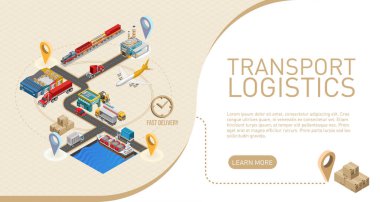 Web sitesi için dağıtım hizmetinin grafik şeması yakınlarındaki ulaşım lojistik teriminin açıklanması