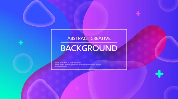 Contemporary Vector Backdrop Bright Colorful Abstraction Message Box — Stock Vector