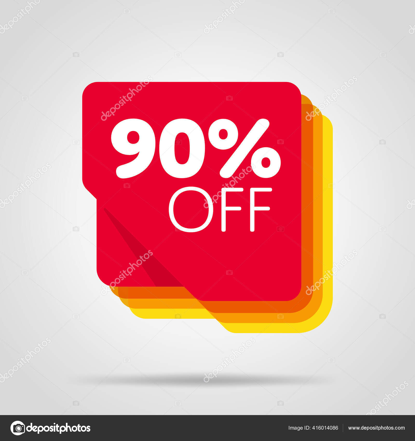 Special Offer Sale Red Isolated Vector Illustration Discount Offer Vector Image By C Studioworkstock Vector Stock
