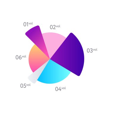 İş istatistikleri bilgi tablosu beyaz arka planda izole edildi. İş sunumu vektör illüstrasyonu için bilgi ögesi.