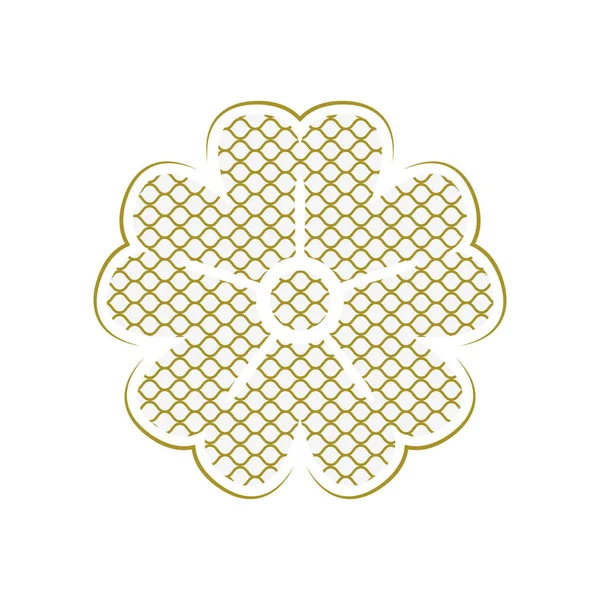 Abstrakter Japanischer Hintergrund Mit Blume Asiatische Goldenen Hintergrund Traditionelle Orientalische — Stockvektor