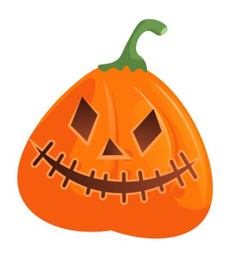 İzole edilmiş balkabağı korkunç cadılar bayramı partisi dekorasyonu