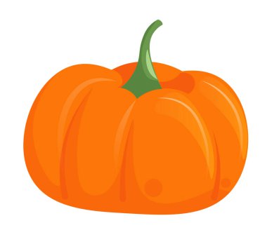 Beyaz arkaplanda izole edilmiş tatil kabağı