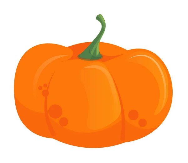 Halloween dynia symbol szablon izolowany — Wektor stockowy