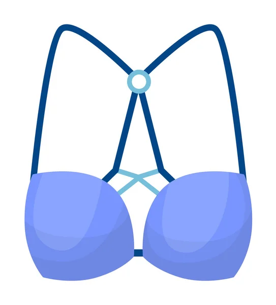 Biancheria intima seno per donna isolata su sfondo bianco — Vettoriale Stock