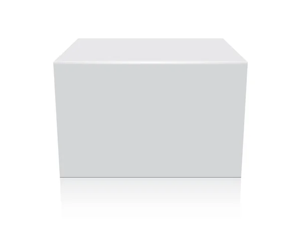 Λευκό Χαρτί Τετράγωνο Κουτί — Διανυσματικό Αρχείο