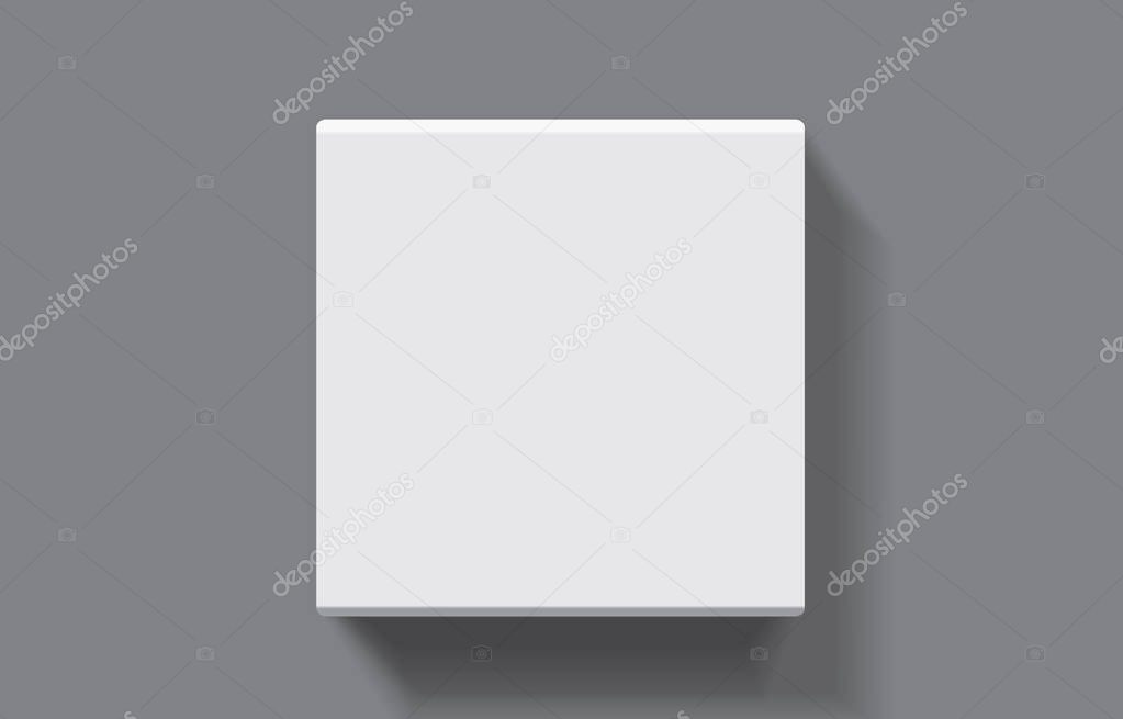 Square box for your design and logo