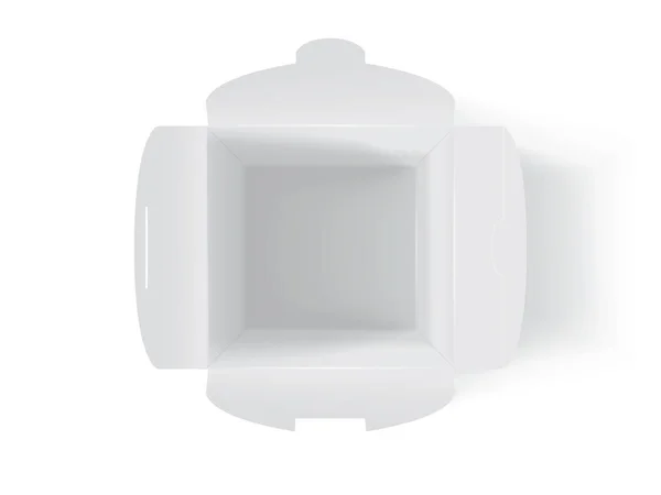 Scatola Carta Tuo Design Logo Facile Cambiare Colore Porta Modello — Vettoriale Stock