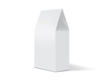 beyaz kağıt ambalajlama vektör oluşturma