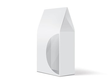 beyaz kağıt ambalajlama vektör oluşturma