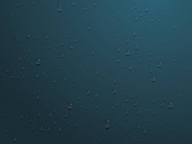 vektör gerçekçi şeffaf su damlaları