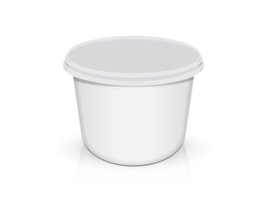 Tasarım ve logo için beyaz plastik cam. Renkleri değiştirmek kolaydır. Alay Et. Vektör Eps 10