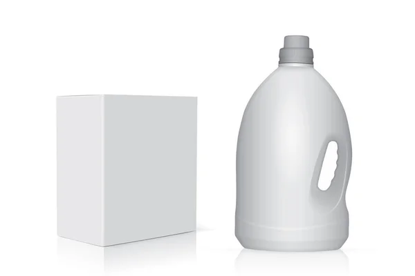 Πλαστικό μπουκάλι για σας σχεδίασης και το λογότυπο. Είναι εύκολο να αλλάξετε τα χρώματα. Χλευάσουμε επάνω. Διάνυσμα Eps10 — Διανυσματικό Αρχείο