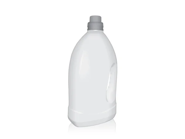 Plastikflasche für Ihr Design und Logo. Es ist einfach, die Farben zu wechseln. Attrappe. Vektor eps10 — Stockvektor