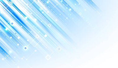 Soyut mavi teknoloji arkaplanı