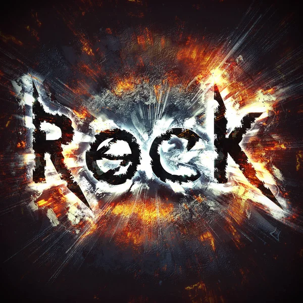 Robbanó Grange Rock Szimbólum — Stock Fotó