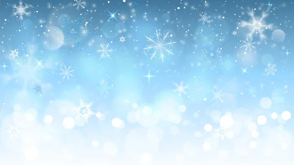 Kar taneleriyle Noel mavisi arka plan