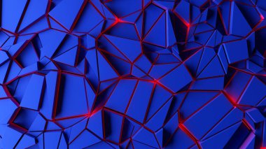 Mavi poligonal arka plan