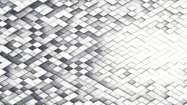 Abstract background with white polygonal elements. 3d render. — Stock Photo, Image