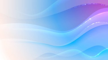 Dalgalı pembe ve mavi yumuşak arkaplan