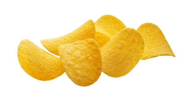 Patatas fritas aisladas sobre fondo blanco — Foto de Stock