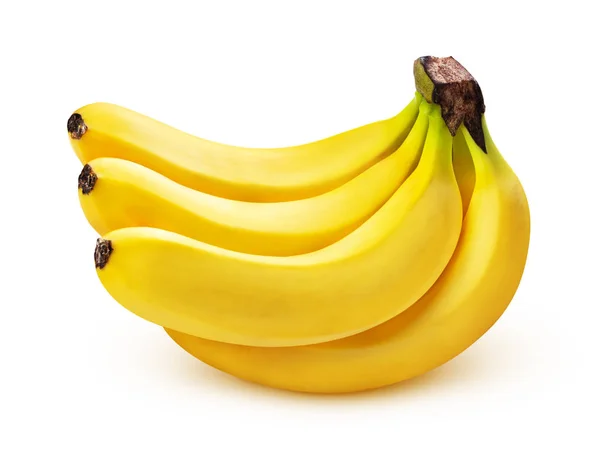 Banana gäng isolerade på vit bakgrund, närbild — Stockfoto