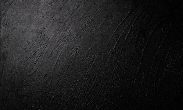 Siyah Taş Dokusu Koyu Kayrak Arkaplan Üst Görünüm — Stok fotoğraf