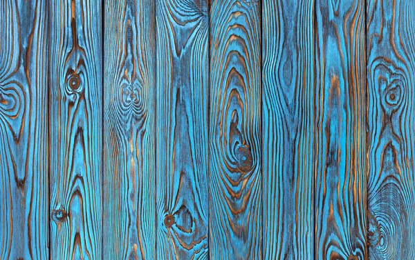 Vintage Blaue Holzplanken Hintergrund Alt Retro Und Grunge Blau Gefärbte — Stockfoto
