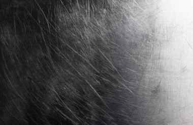 Eski metal arka plan, tırmalanmış metal doku.