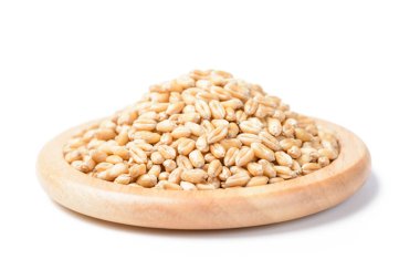 Beyaz arka plan üzerinde buğday